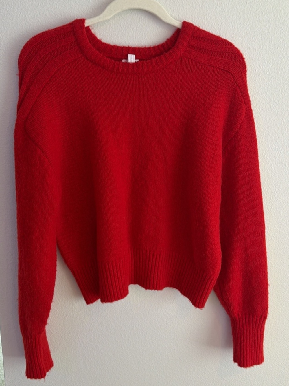 Garage Red Crewneck Sweater